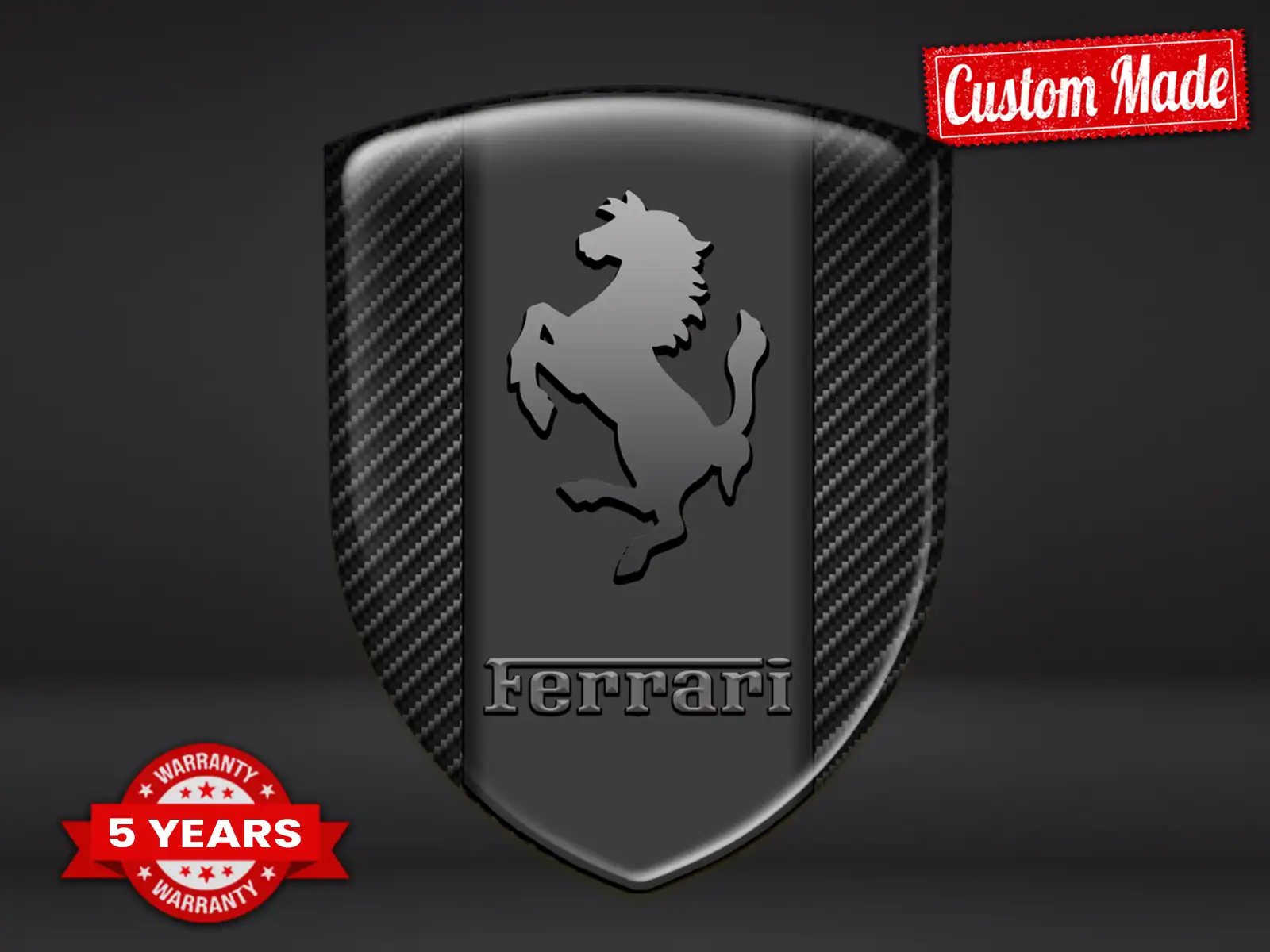 Ferrari Back Window Decals Trucks Durable Limited Style